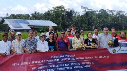 Decak Kagum, Delegasi G20 Kunjungi Desa Keliki Salah Satu Desa Pengguna Energi Baru dan Terbarukan