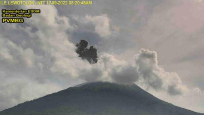 Aktivitas Erupsi Gunung Ili Lewotolok di Lembata NTT Meningkat