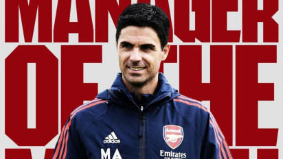 Bawa Arsenal Meraih Lima Kemenangan Beruntun, Mikel Arteta Terpilih jadi Manager of the Month Liga Inggris Bulan Agustus