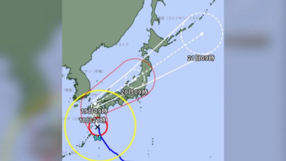 Buka Saluran Telepon Darurat, KBRI Tokyo Minta WNI di Jepang Waspadai Badai Nanmadol
