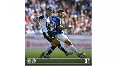 Inter Telan Kekalahan Ketiga, Kali Ini Dipermalukan Udinese 3 - 1