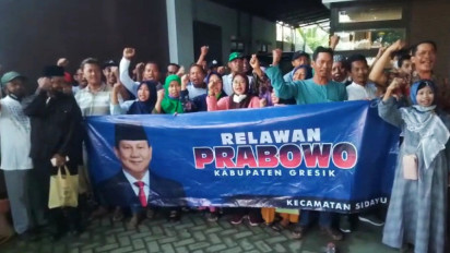 Dianggap Tokoh Nasional Pro Rakyat, Ratusan Warga Gresik Utara Deklarasi Dukung Prabowo Subianto jadi Capres 2024