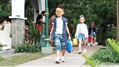 Saat Para Model Cilik Ikut Bantu Bangkitkan Industri Fesyen Pariwisata di Yogyakarta