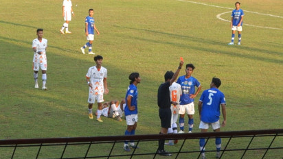 Hujan Kartu Merah Warnai Laga Pembuka Liga 3 Persiku Kudus Vs PSDB Demak