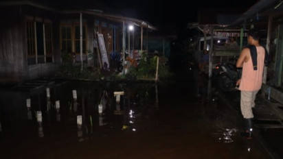 Sungai Besar di Gunung Mas Meluap, 12 kelurahan di Kota Palangka Raya Terendam Banjir