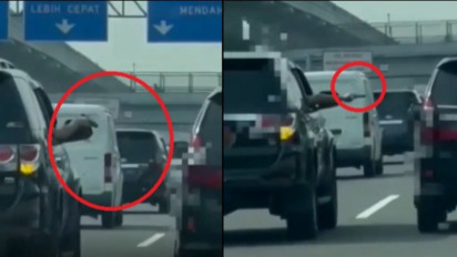 Terkuak Sosok Pelaku Aksi Koboi Todongkan Pistol di Tol Jagorawi, Ternyata Anggota TNI di Kemhan