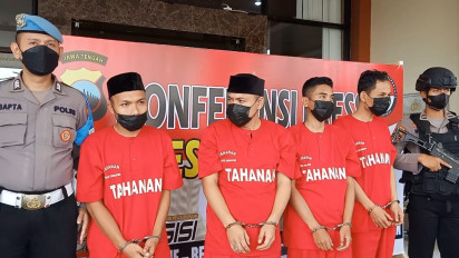 Edarkan Narkoba, Satresnarkoba Polres Temanggung Ringkus 4 Pelaku