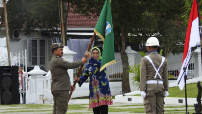 Kirab Pataka Jer Basuki Mawa Beya Optimis Jatim Bangkit, Tiba di Kota Pisang Lumajang