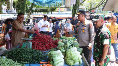 Pasca Kenaikan BBM, Satgas Pangan Sidak Pasar Pasar Meulaboh untuk Tekan Lonjakan Harga