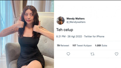 Jadi Sorotan! Cuitan ´Teh Celup´ di Twitter Wendy Walters Bikin Netizen Berasumsi: Reza Arap Selingkuh Sama Teh Ocha Alias Rossa?