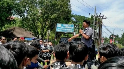 Tuntut Tangkap Bandar Judi Apin BK, Ramai-ramai Mahasiswa Geruduk Polda Sumut 