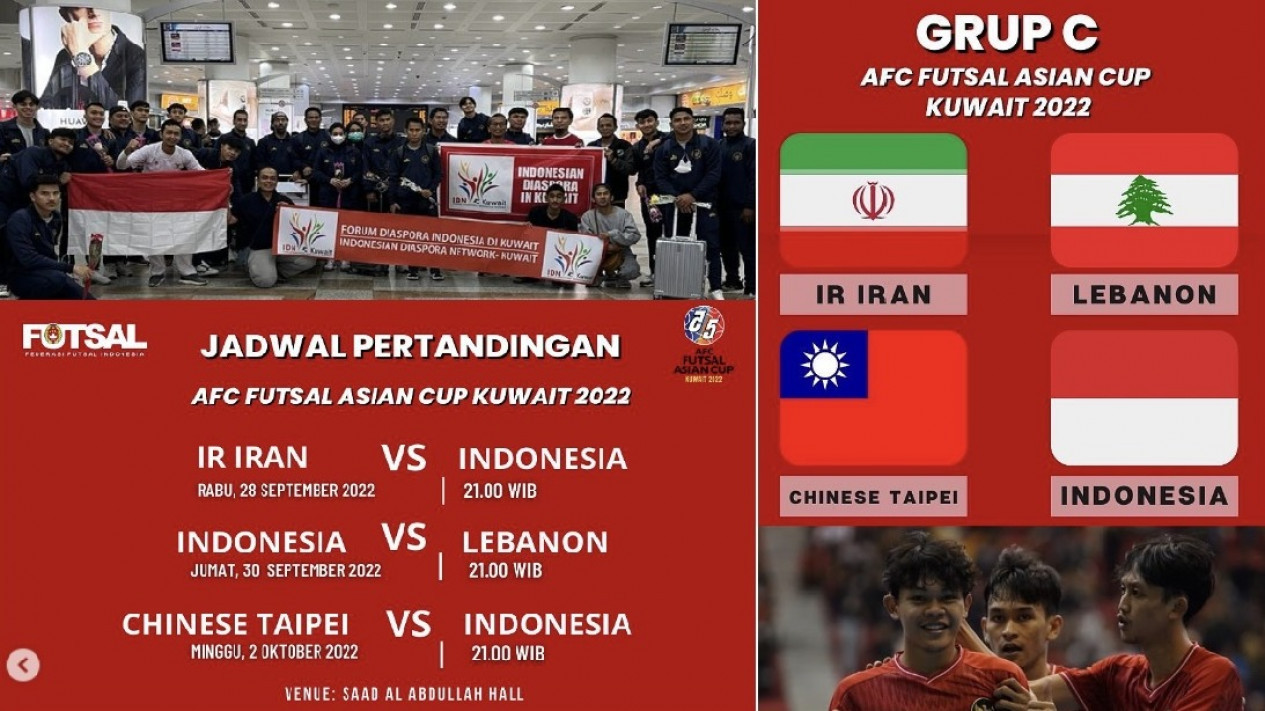 Piala Asia 2022, Timnas Futsal Indonesia Siap Bersaing di Kuwait
            - galeri foto