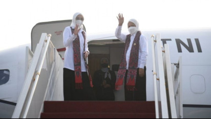 Ibu Negara Iriana dan Istri Wakil Presiden Wury Kunjungan Kerja ke Sragen