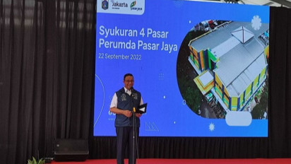 Anies Baswedan Resmikan 4 Pasar dengan Tampilan Baru, di Mana Saja?