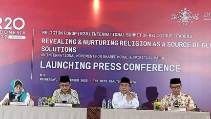Ketua PBNU Gus Yahya Sampaikan Undangan Forum Religion 20 KTT G20 kepada Presiden Joko Widodo