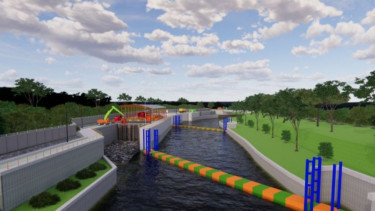 Proyek Saringan Sampah Kali Ciliwung Segmen TB Simatupang Sudah Rampung, Ini Fungsinya