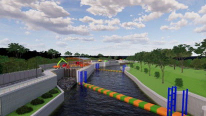 Proyek Saringan Sampah Kali Ciliwung Segmen TB Simatupang Sudah Rampung, Ini Fungsinya