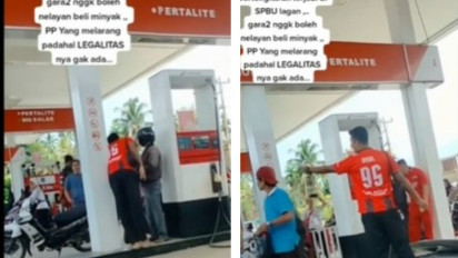 Viral Video Anggota Ormas Diduga Melarang Nelayan Mengisi BBM Hingga Terlibat Keributan Dengan Pihak SPBU