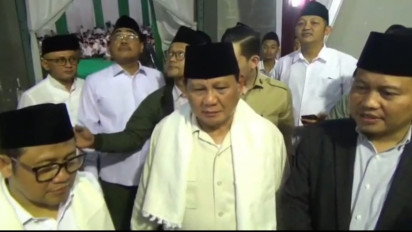 Prabowo Subianto Bertemu Muhaimin Iskandar Datangi Ponpes di Magelang, Silaturahmi Politik Hingga Bahas Koalisi Pilpres