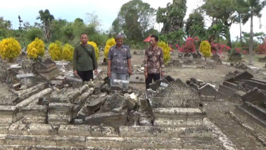 Akibat Abrasi, Kuburan Ibu dan Istri Pahlawan Nasional Raja Gowa ke-16 Sultan Hasanuddin di Kabupaten Takalar Terancam Hilang