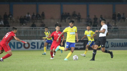 Minus Satu Pemain, Gresik United Bermain Agresif, Tahan Imbang Tuan Rumah PSCS 0-0
