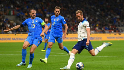 Hasil UEFA Nations League: Italia Bikin Inggris Degradasi ke Liga B, Rekor Jerman Runtuh