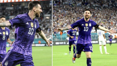Tinggalkan Ronaldo, Messi Cetak Rekor Brace saat Argentina Libas Honduras 3-0