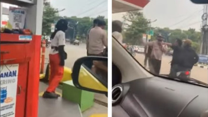 Viral Seorang Petugas SPBU Terlibat Keributan dengan Anggota Ormas Kerena Tidak Mau Antre saat Mengisi BBM