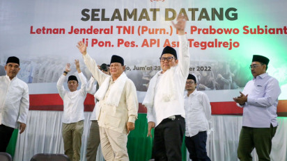 Kala Prabowo Subianto ke Pesantren Minta Doa Para Kyai Khos Jawa Tengah, Teringat Saat Prajurit Teken Kontrak Mati Menuju Pertempuran