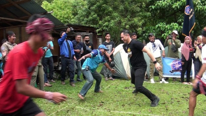 AHY Ikut Permainan Tradisional Batak Toba, Ini yang Dikatakan Agus