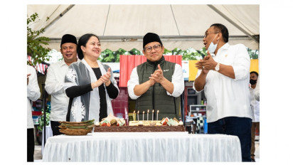 Diberi Kejutan Ultah, Cak Imin Justru Doakan Puan Jadi Presiden