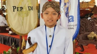 Gandrung Swara Alghifari, Dalang Cilik Asal Pati Raih Juara Pertama pada Festival Dalang Cilik Nasional 2022