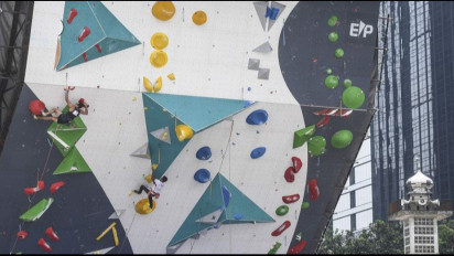 Enam OrangAtlet Panjat Tebing Indonesia Sukses Melaju ke Babak Semifinal IFSC Climbing World Cup Jakarta 2022