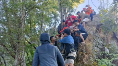 Sempat Hilang, Mahasiswa STMIK Kendari Ditemukan Selamat Usai Terjatuh Dalam Jurang