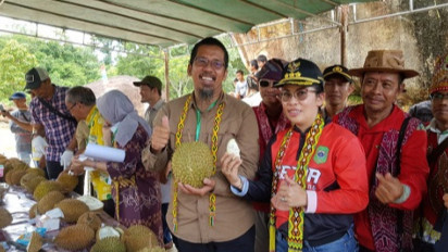 Festival Durian Bukit Rayo Diharapkan Permudah Perputaran Jual Beli Durian