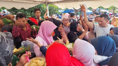 Festival Nasi Penggel Diserbu Ribuan Warga Kebumen, 1.000 Porsi Langsung Ludes