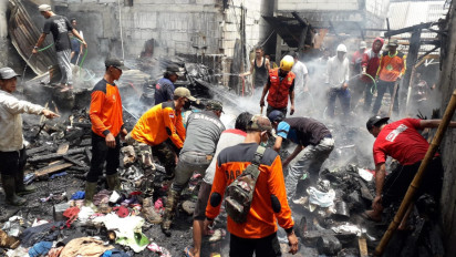Akibat Ditinggal Pergi Saat Memasak, 5 Rumah di Wonosobo Terbakar