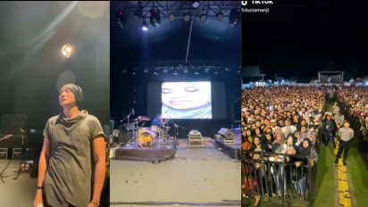 Viral Anji Ikutan Demam Rehan, Putar Lagu Intan Lembata Alias Intan ´Begitu Syulit´ Saat Konser, Netizen: Semua Gara-Gara Rehan