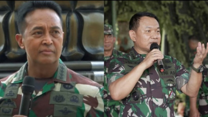 Panglima TNI Andika Perkasa Duduk Bersama KSAD Dudung di Rapat Kerja DPR RI, Tepis Isu Perselisihan?