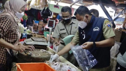 Duh! Sudin KPKP Jakarta Pusat Temukan Ikan Asin Berformalin di Sejumlah Pasar Tradisional