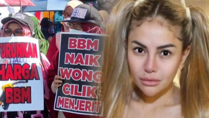 Nikita Mirzani Malah Ejek Orang-orang yang Demo Harga BBM Naik Setelah Tak Dilayani Najwa Shihab, Nyai Bilang Kalau Bisa Harga BBM Rp1 Juta per Liter