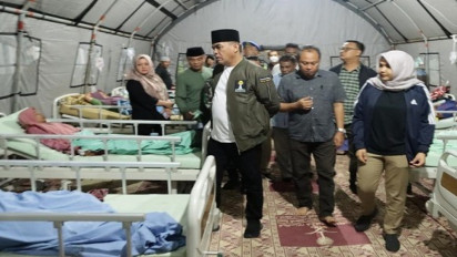 Pasien Keracunan Gas Membeludak di Mandailing Natal, Rumah Sakit Dirikan Tenda Darurat