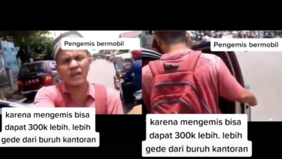 Viral Pria Pengemis Kepergok Warga Naik Mobil Pribadi, Ngalahin Pegawai Kantoran, Netizen: Emang Banyak yang Kaya Gitu