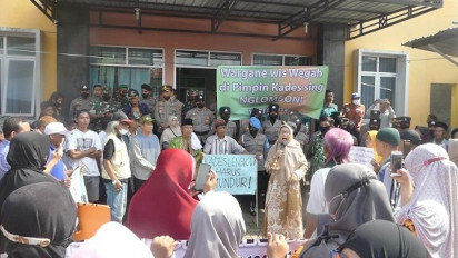 Diduga Terlibat Perselingkuhan, Ratusan Warga Desak Oknum Kades di Banjarnegara Diberhentikan