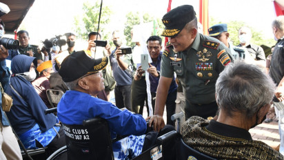 HUT TNI ke-77,  Kodam I/BB Gelar Baksos, Donor Darah dan Pembagian Kursi Roda di Medan