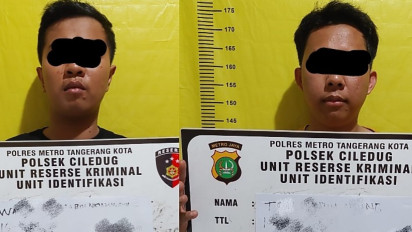 Menyamar Jadi Petugas Leasing, Dua Pemuda Lakukan Perampasan Motor di Tangerang Tertangkap