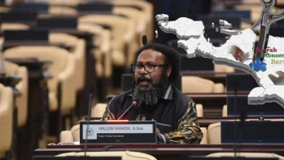 Gantikan Lukas Enembe, Partai Demokrat Tunjuk Willem Wandik jadi Plt Ketua DPD Provinsi Papua