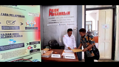 Pendaftar Panwascam Meningkat 10 Persen, Satu Orang Difabel Ikut Daftar sebagai Pengawas Pemilu di Banyuwangi