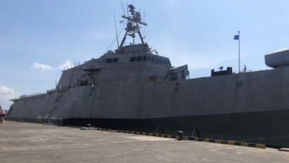 Kapal Tempur Amerika Merapat di Pelabuhan Benoa Bali, Ada Apa?