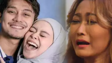 Pasangan selebritis Rizky Billar-Lesti Kejora (Leslar) dan pedangdut Inul Daratista